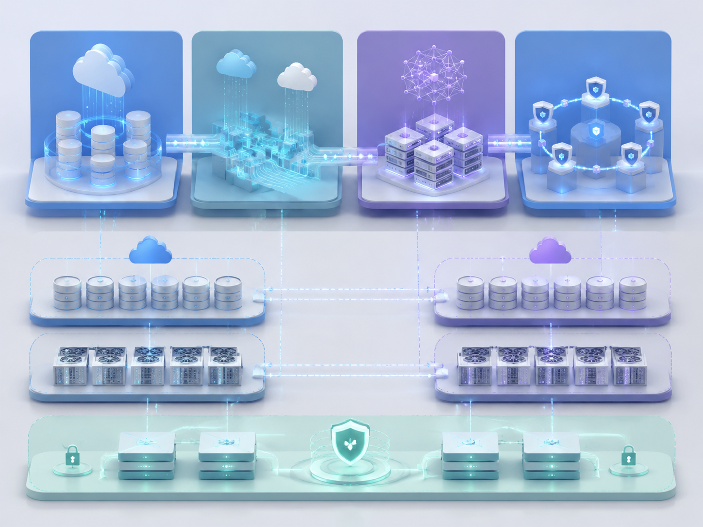AI-Ready数据基础设施全链路示意图