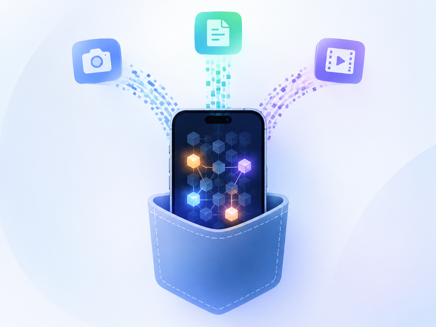 口袋里的端侧多模态模型概念图